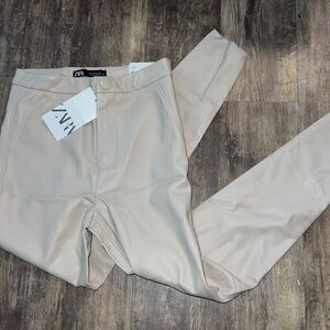ZARA LEATHER PANTS